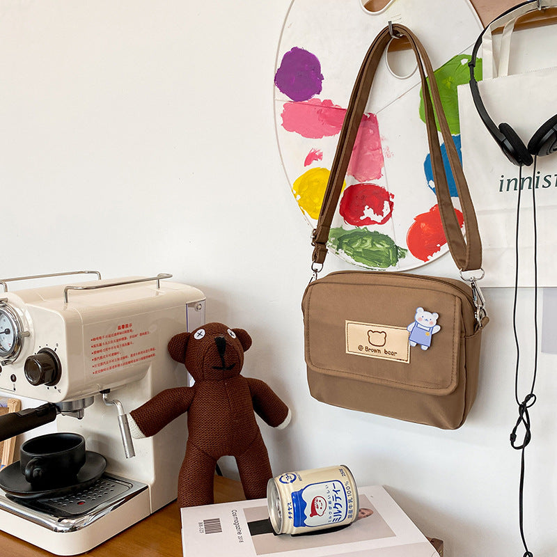 Cartoon Bear Lovely Korean Vintage Style Funny Bags