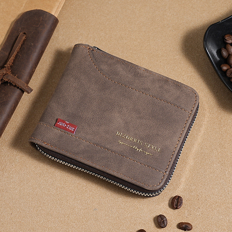 Men's Splicing Expanding Multiple Slots Large Capacity Men's Wallet