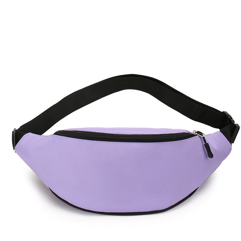 Women's & Men's & Simple Version Trendy Solid Color Men's Chest Bags