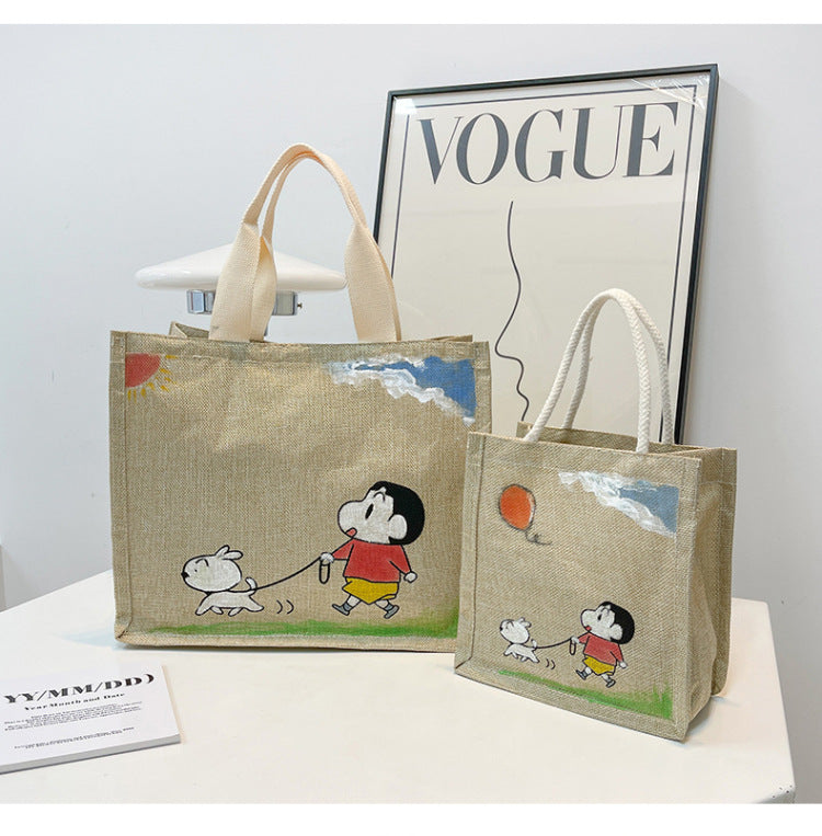 Self-made Doodle Hand Drawn Creative Gift Handbags