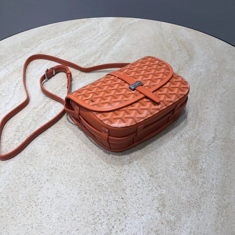 Trendy Elegant Classic Saddle Dog Teeth Bags