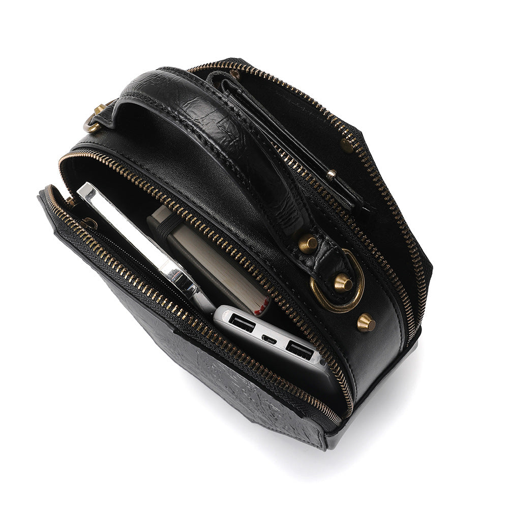 Women's Punk Style Industrial Retro Niche Hand Bags
