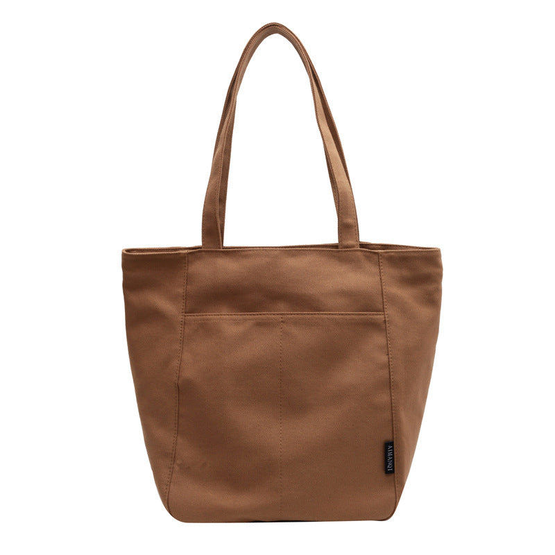 Women's Canvas Niche Design Large Capacity Commuter Shoulder Bags