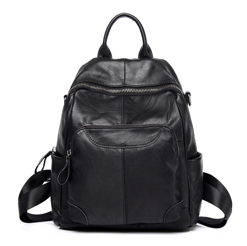 Women's Genuine Leather Fashion Retro Cowhide Backpacks
