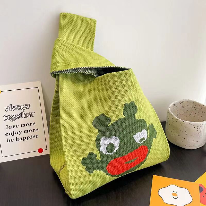 Women's Wool Version Hand Carrying Box Handbags