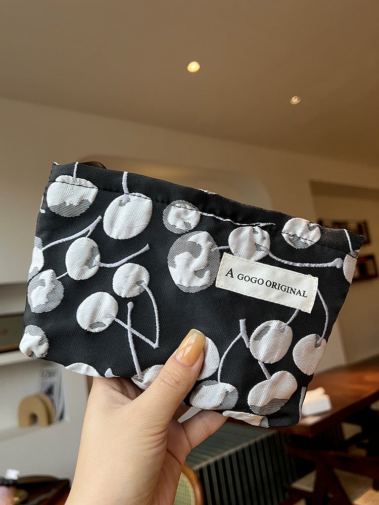 Fresh Cherry Small-size Portable Mobile Liner Makeup Bag