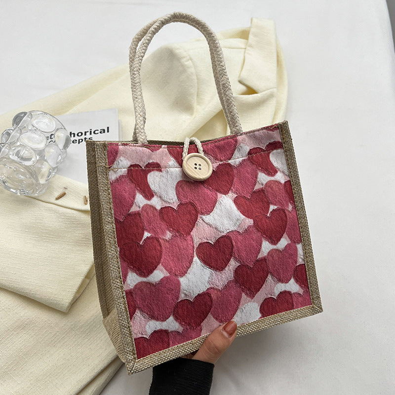 Lunch Box Female Summer Outing Hand Handbags