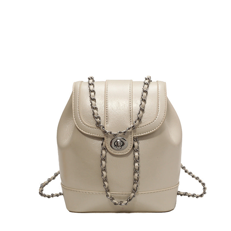Women's Classic Style Trendy Fashion Chain Backpacks