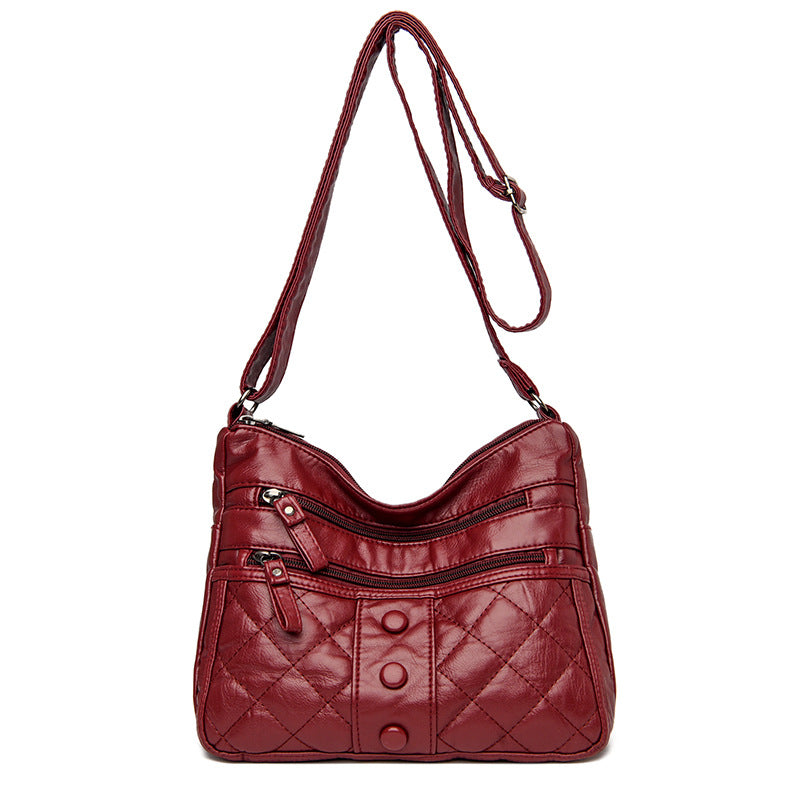 Women's Graceful Soft Surface Fashion Mom Crossbody Bags