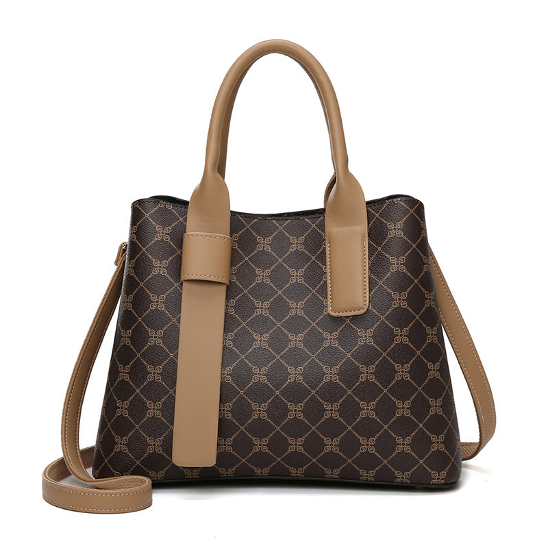 Women's Elegant Commuter Soft Leather Embossed Handbags
