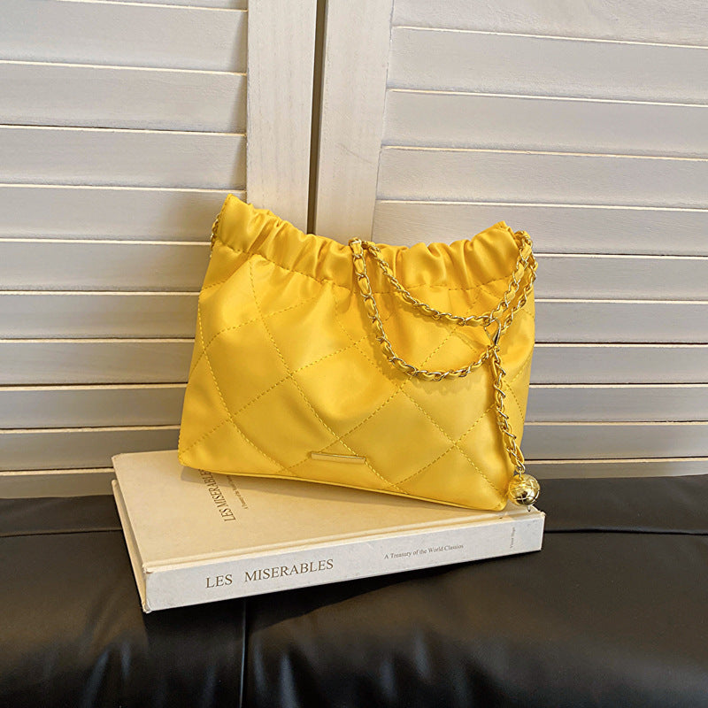 Women's Spring Fashion Rhombus Commuter Chain Shoulder Bags