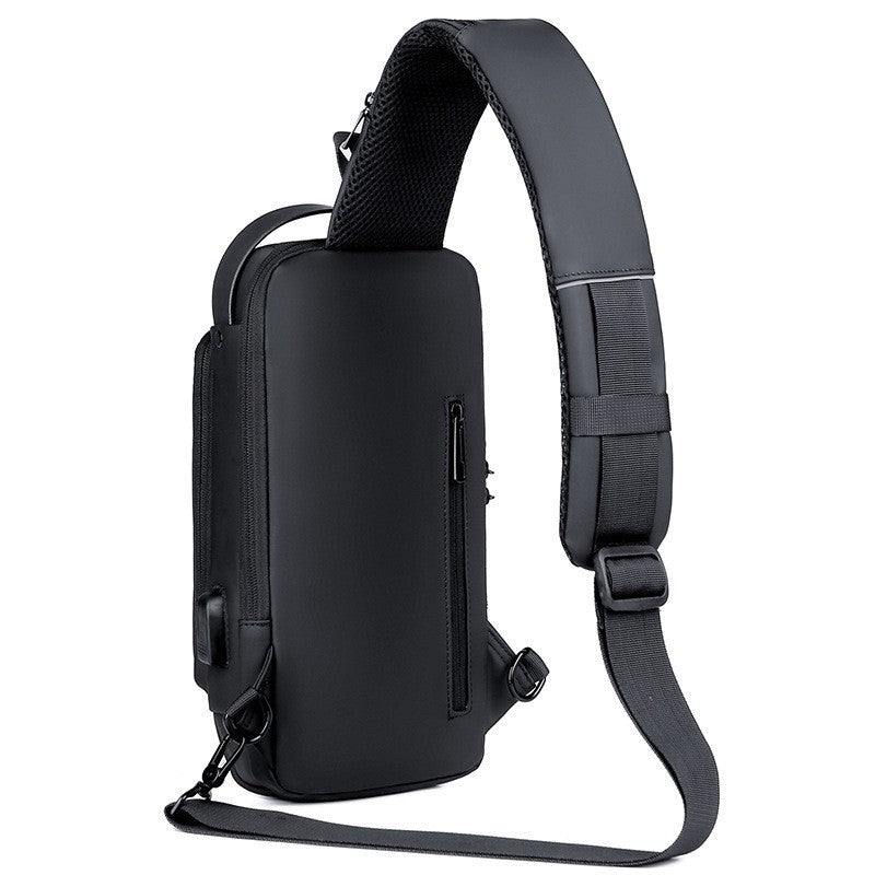 Men's Attractive Unique Graceful Motorcycle Password Men's Chest Bags
