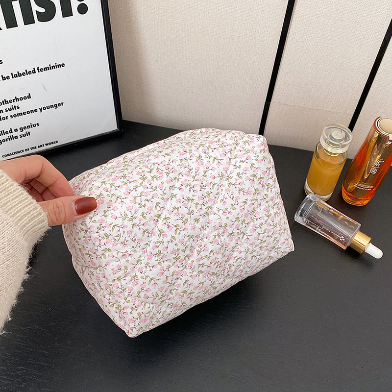 Broken Flower Cloth Cosmetics Storage Portable Bags