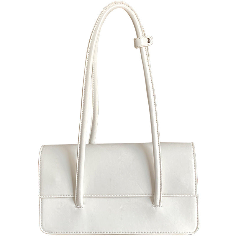 Women's Summer Smooth Leather Flap Minority Texture Shoulder Bags