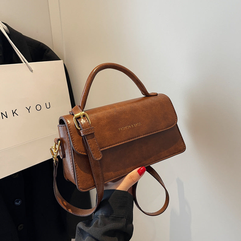 Women's Retro Fashion High Sense Portable Crossbody Bags