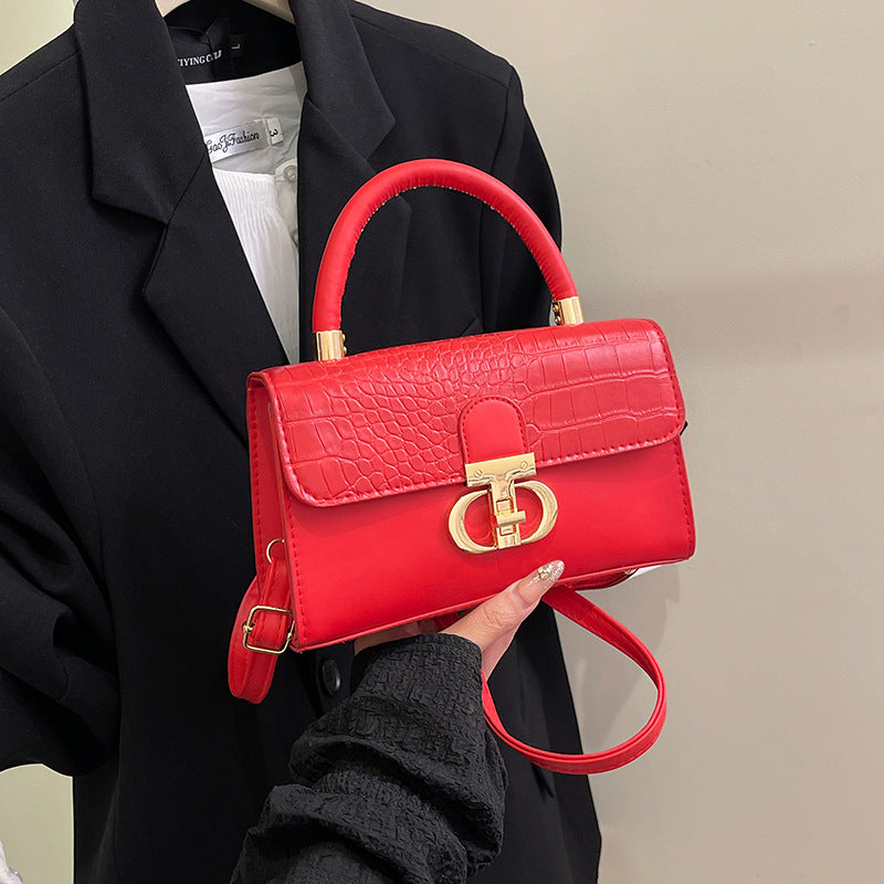 Women's Fashionable Stylish Fashion Summer Crocodile Pattern Portable Bags