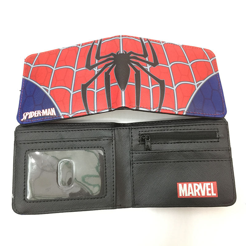 Men's Heros Short Black Spider Green Less Ladies Wallets