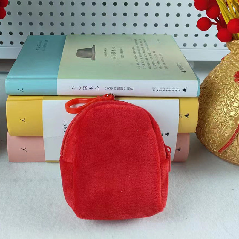 Candy Color Plush Solid Simple Cute Bags