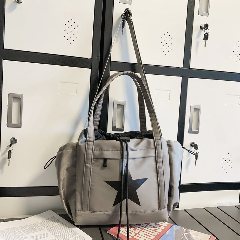 Men's Color Matching Trendy Large Capacity Korean Crossbody Bags