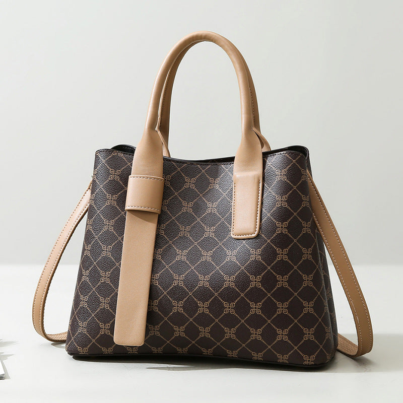 Women's Elegant Commuter Soft Leather Embossed Handbags
