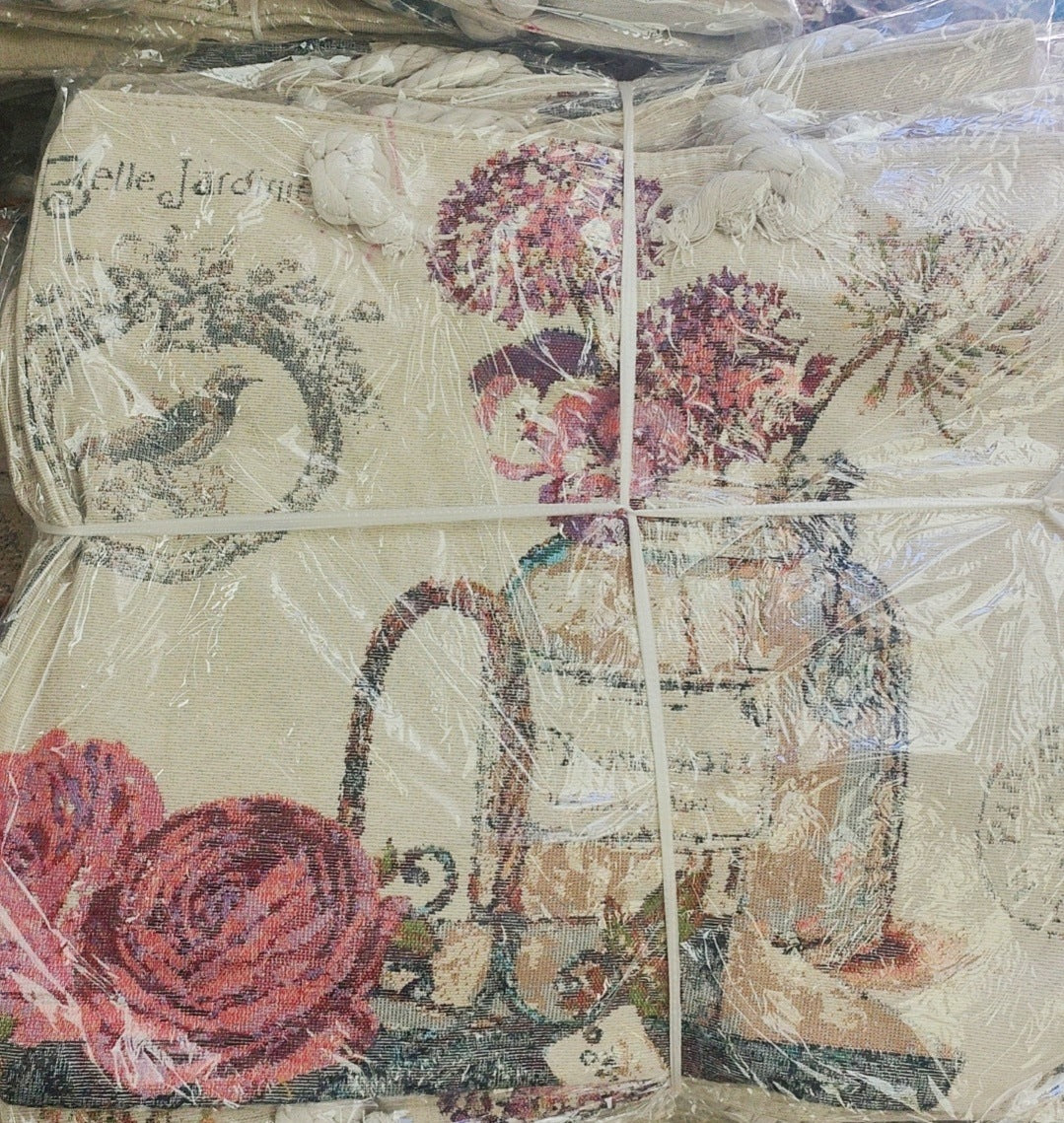 Ethnic Embroidery Double-sided Scenic Spot Thick Shoulder Bags