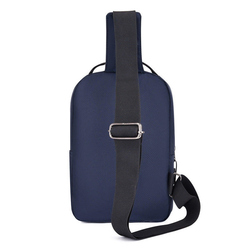 Men's Large Capacity Korean Lightweight Nylon Cloth Men's Chest Bags
