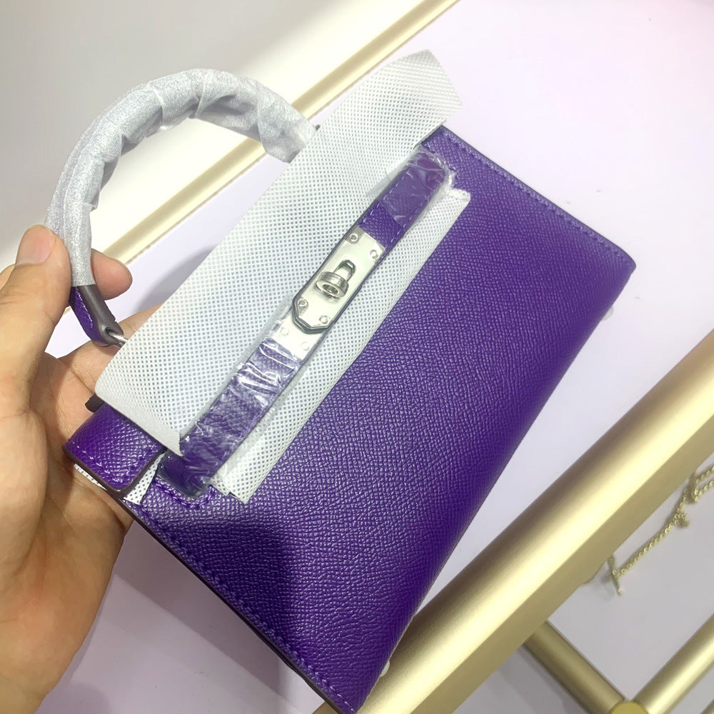 Women's Trendy Genuine Leather Fashionable Kelly Handbags
