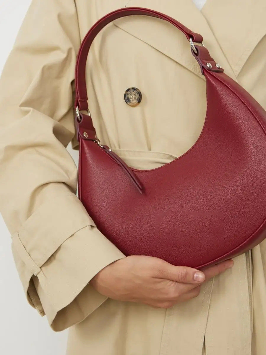 French Minority Female Popular Advanced Texture Shoulder Bags