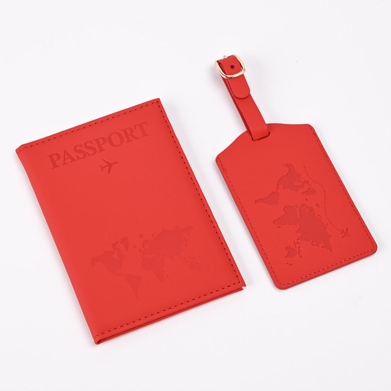 Changing Map Style Passport Cover Tag Card Holder