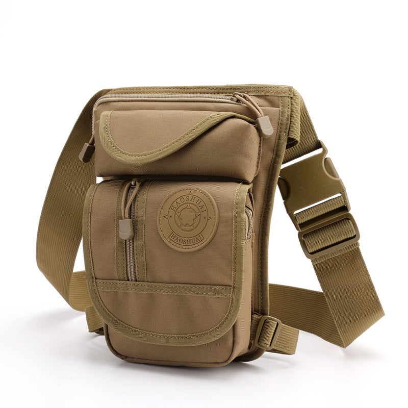 Multifunctional Fashion Nylon Leg Pannier Convenient Men's Waist Packs