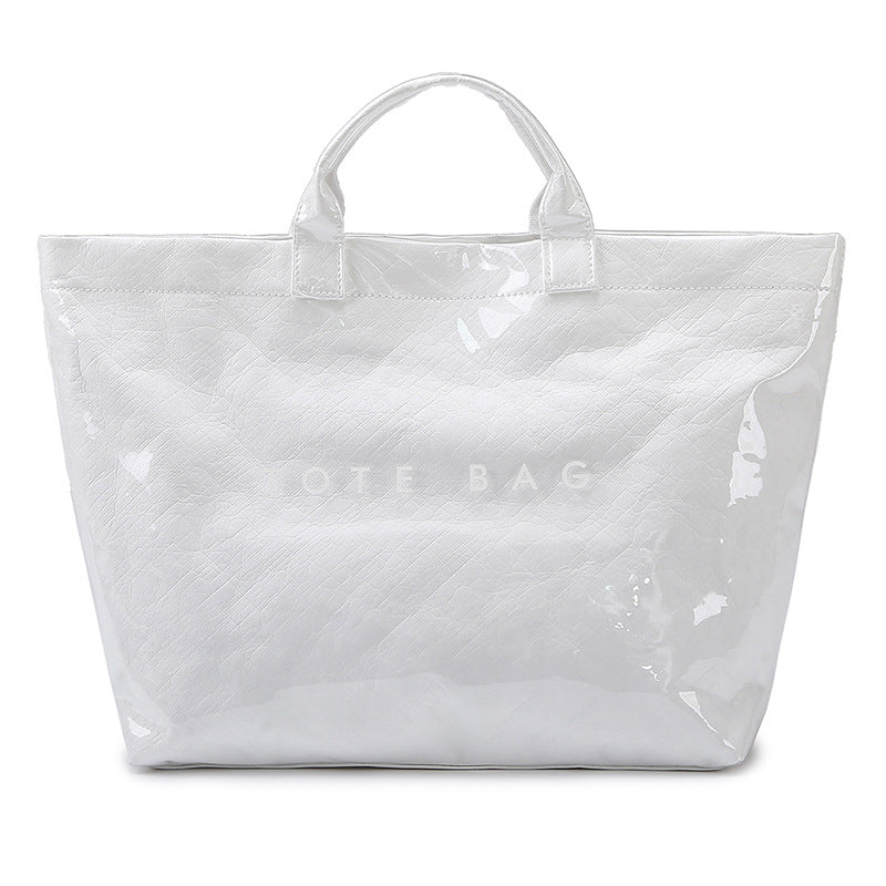 Large Capacity Gel Fashion Transparent Commuter Shoulder Bags