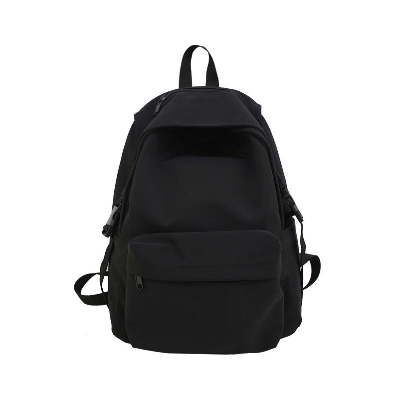 Lightweight Solid Color Early High Large Backpacks