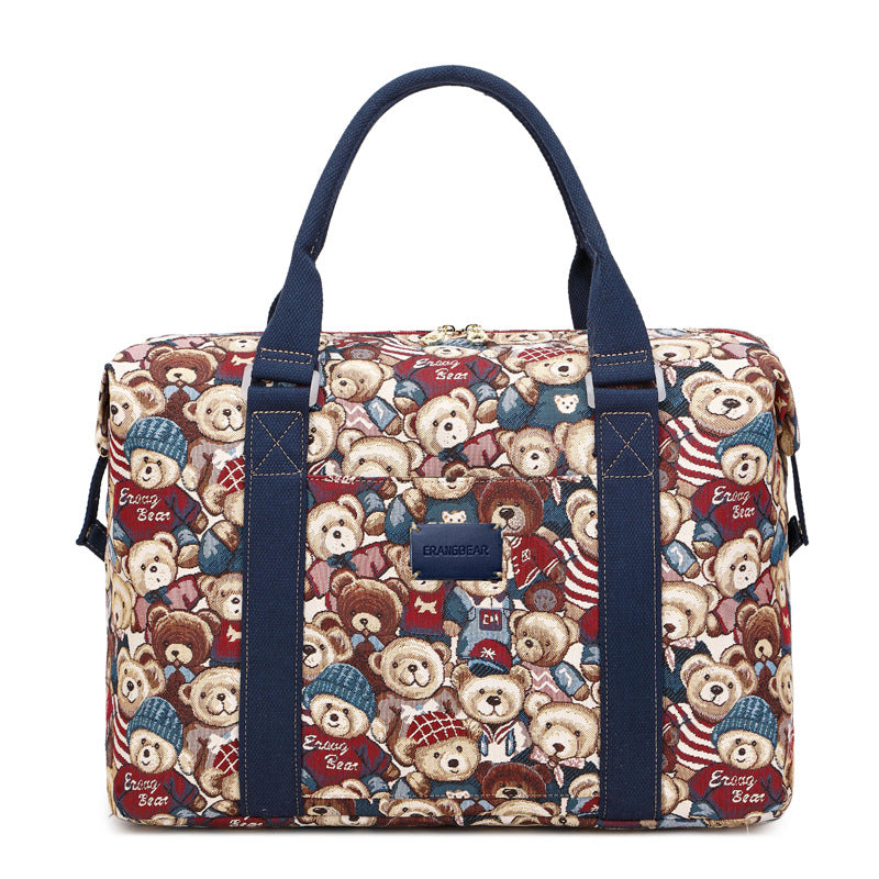 Popular Innovative Bear Attachment Summer Journey Handbags