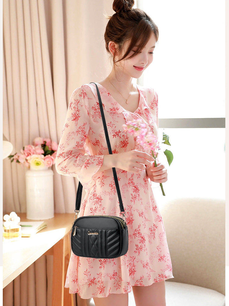 Classic Women's Summer Stylish Textured Niche Crossbody Bags