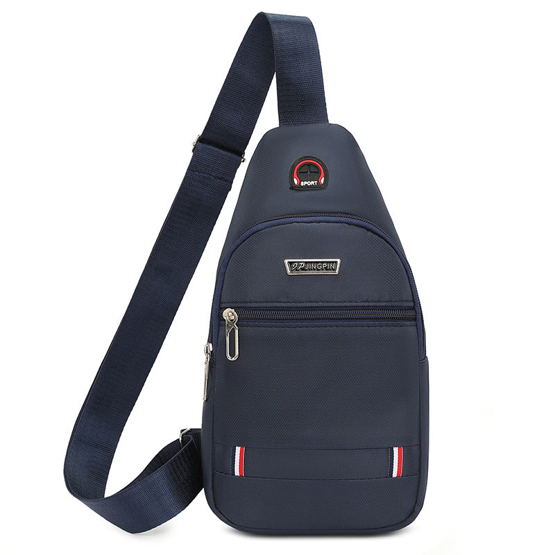 Men's Trendy Oxford Cloth Fashion Simple Portable Men's Chest Bags