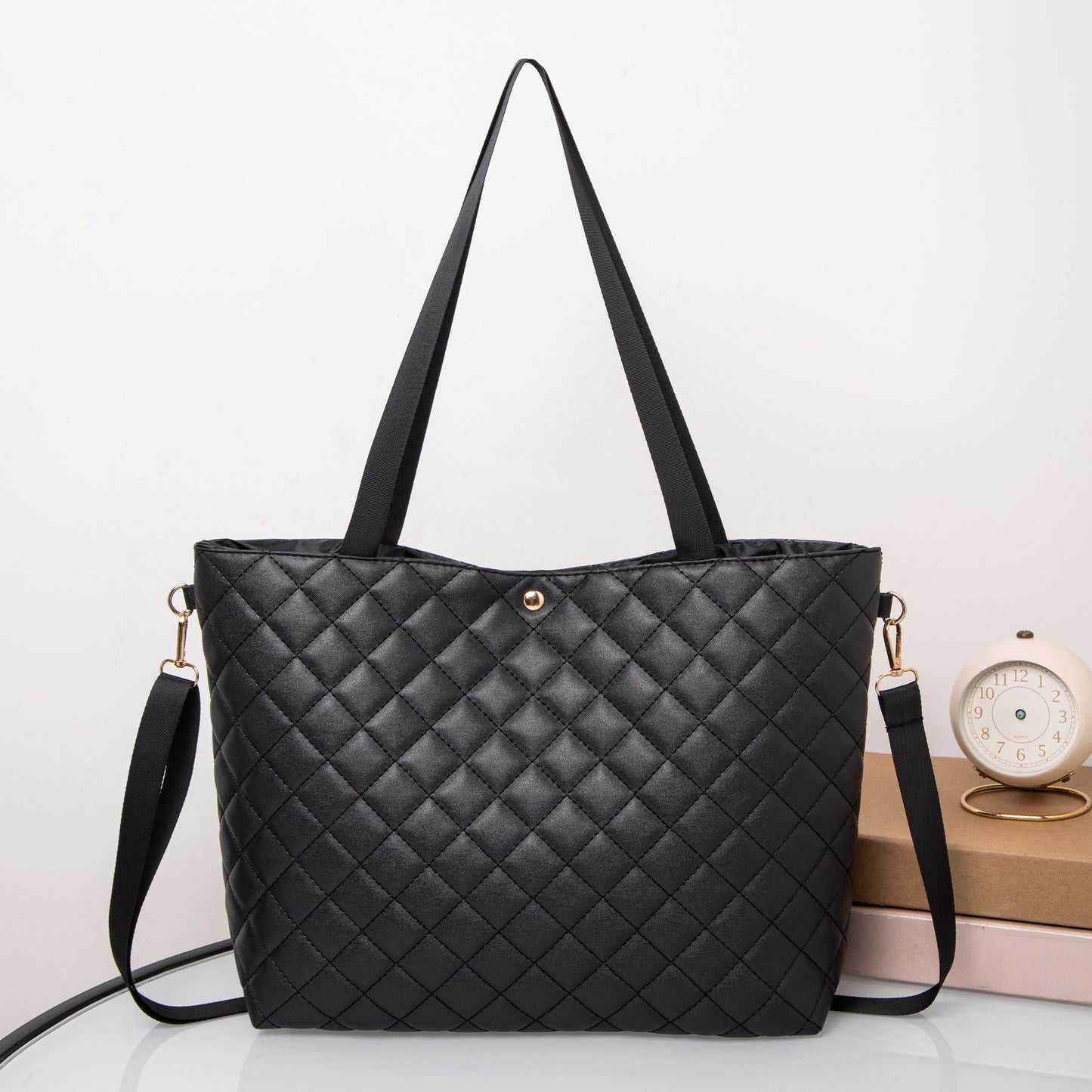 Women's Fashion Rhombus Underarm Trend Solid Color Shoulder Bags