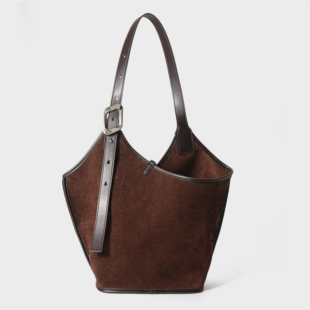 Women's Niche Genuine Leather Large Capacity Fashion Shoulder Bags