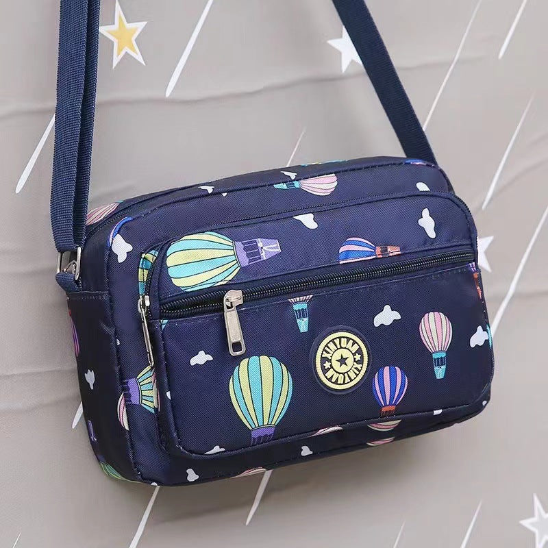 Women's Oxford Stall Large Capacity Leisure Flower Crossbody Bags