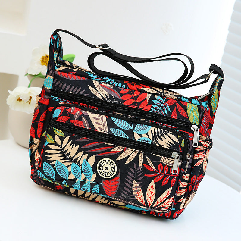 Women's Cloth Flower Large Capacity One Big Stall Bags