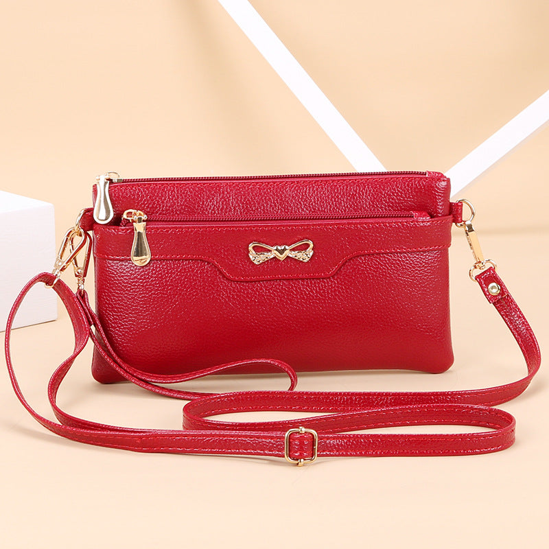 Women's Fashion Pouches Korean Versatile Simple Mobile Women's Messenger Bag