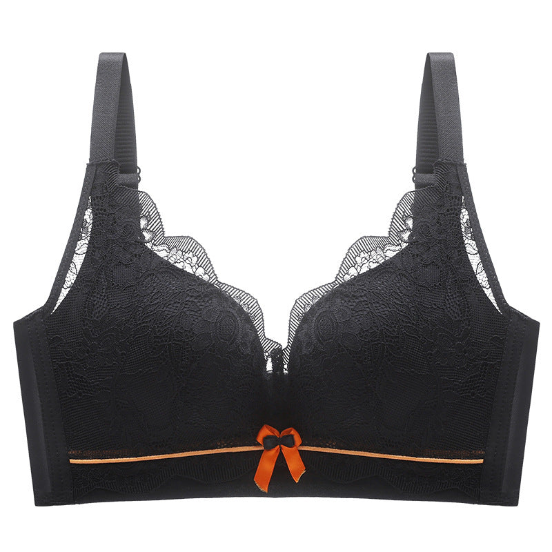 Lace Latex Without Steel Ring Small Bras