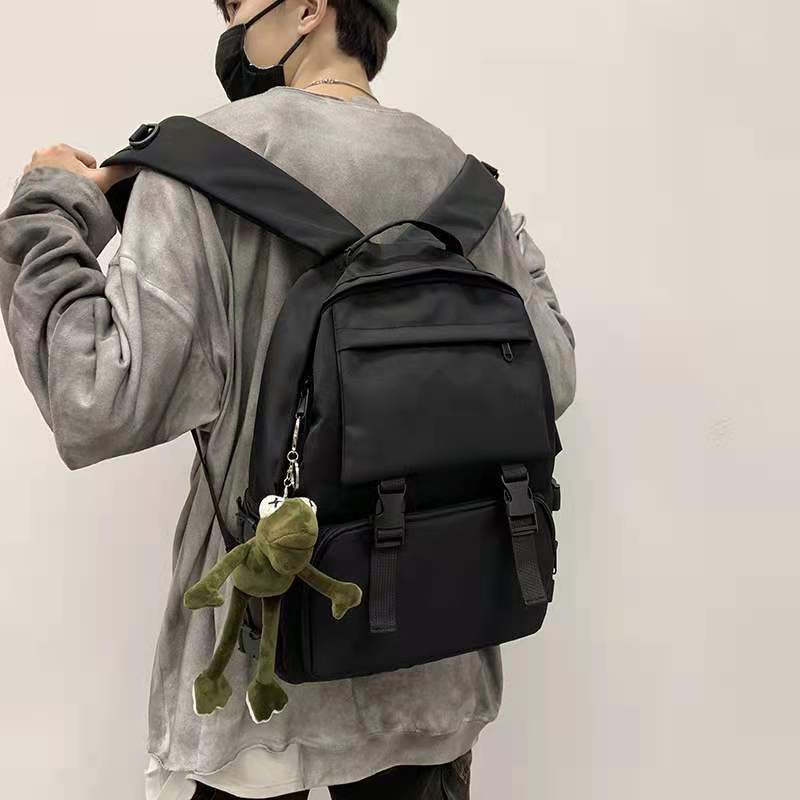 Women's Summer Preppy Style Fresh Pure Color Backpacks