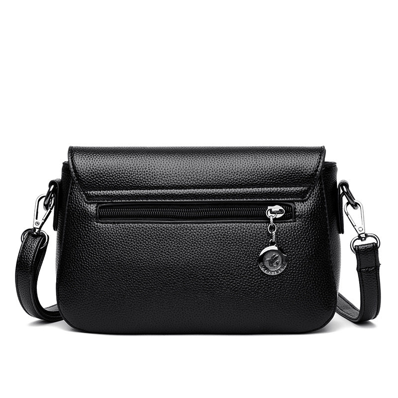 Women's Mom Style Leather Large Capacity Shoulder Bags