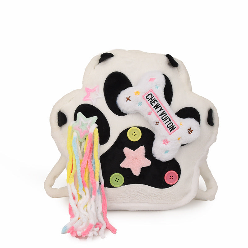 Cute Tassel Cat's Paw Niche Large Backpacks