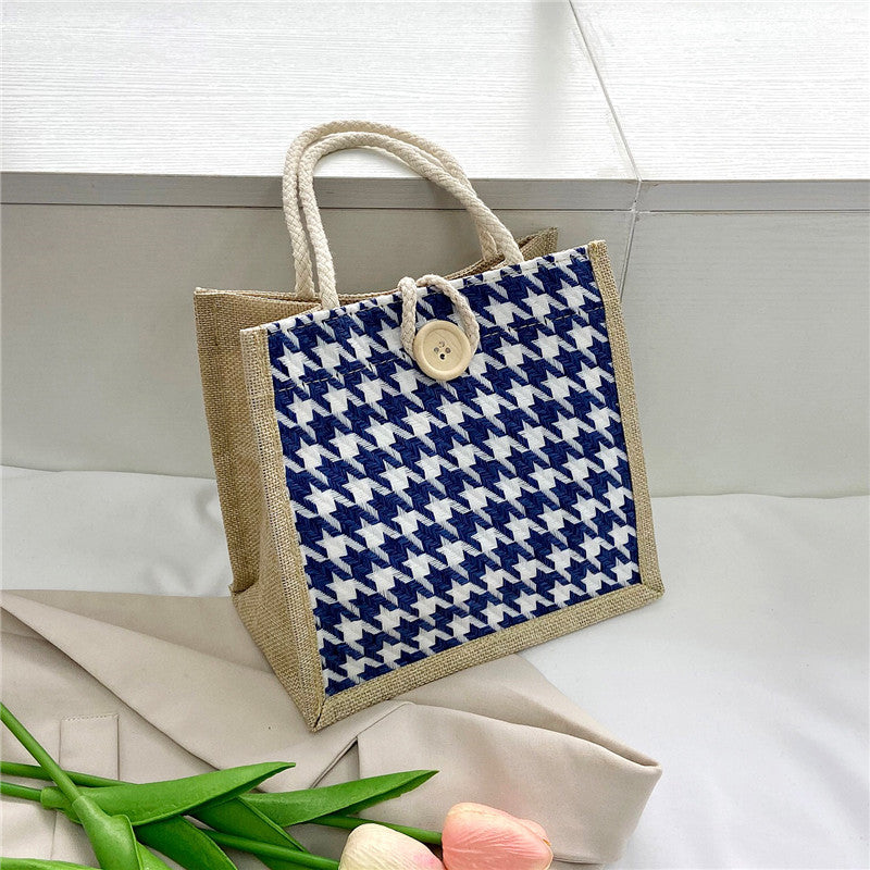 Women's Portable Cloth Lunch Box With Rice Bags