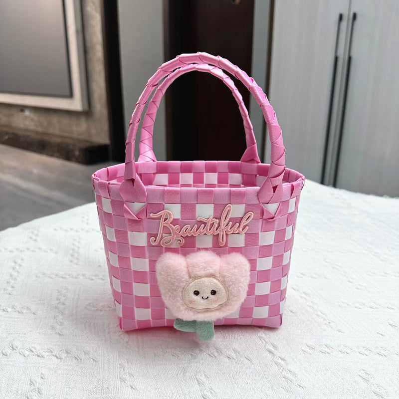 Women's & Children's & Plastic Woven Gift Basket Handbags