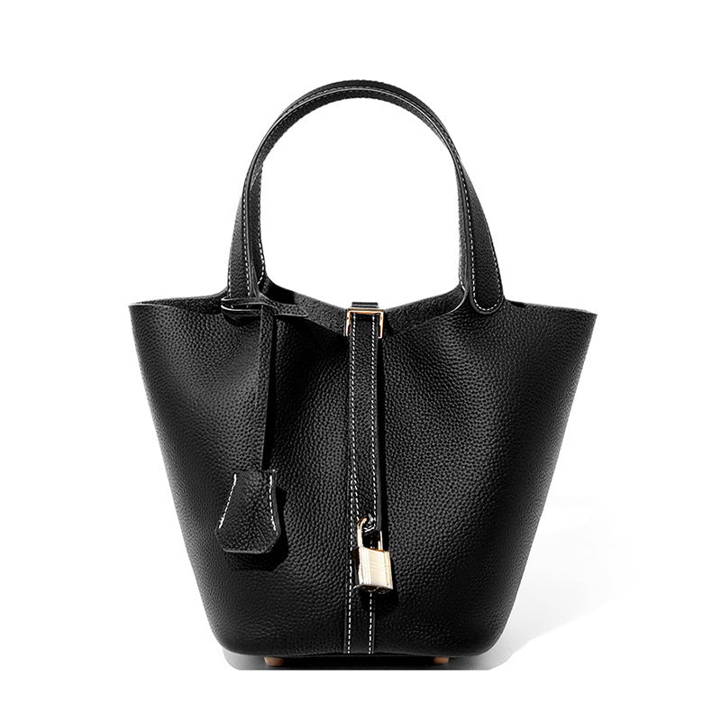 Women's Vegetable Basket Genuine Leather Mummy Bridal Wedding Handbags