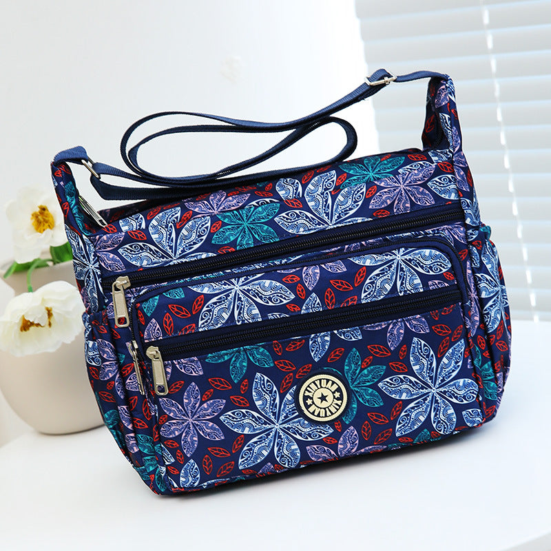 Women's Cloth Flower Large Capacity One Big Stall Bags