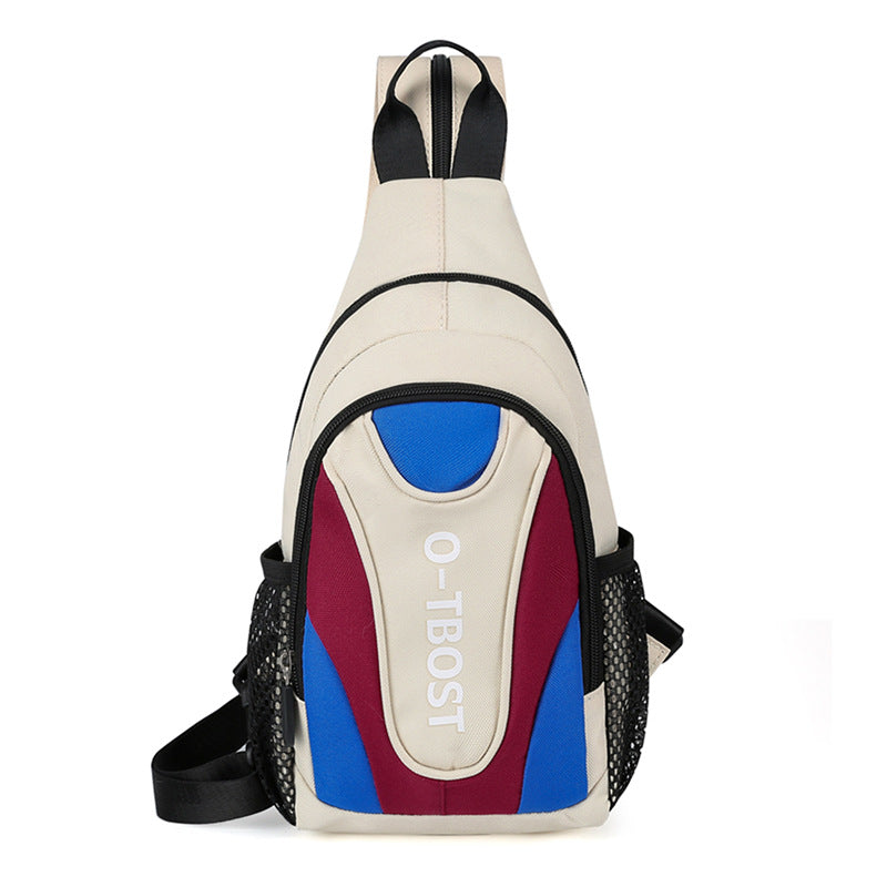 Women's & Men's & Leisure Two Shoulders Oxford Cloth Men's Chest Bags