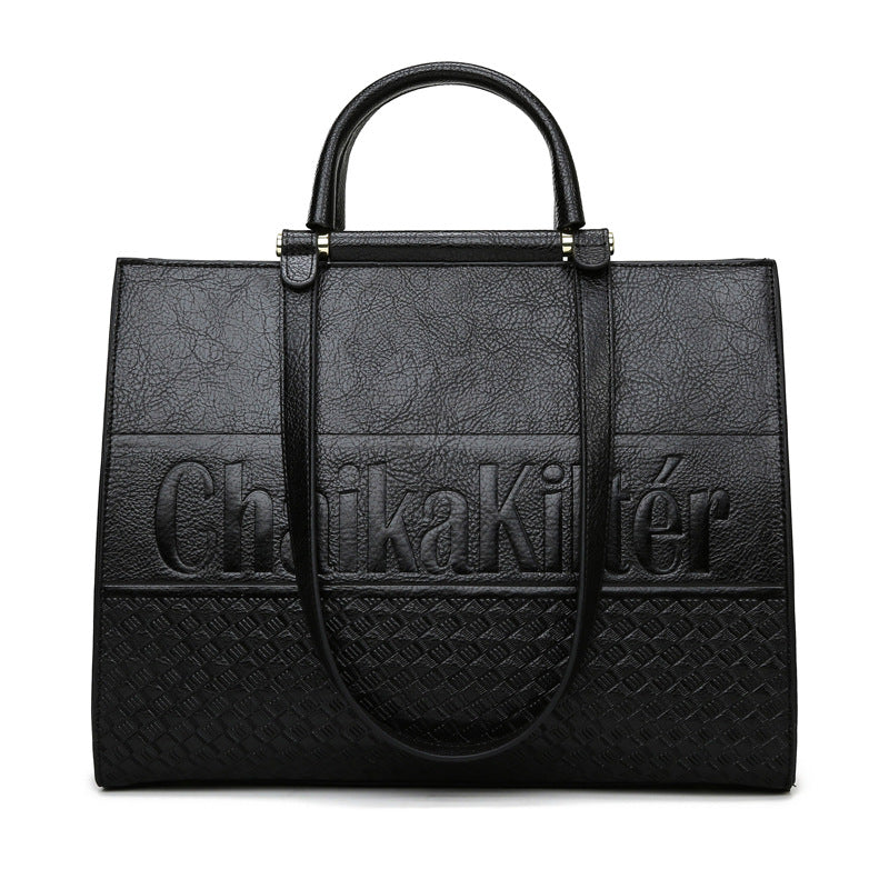 Women's Fashionable Large Capacity Commuter Retro Matte Bags